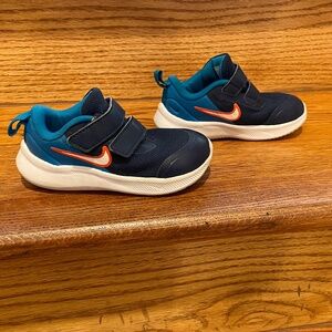 Nike Star Runner 3 TD Toddler Shoes - Midnight Navy/Imperial Blue - Size 7C
